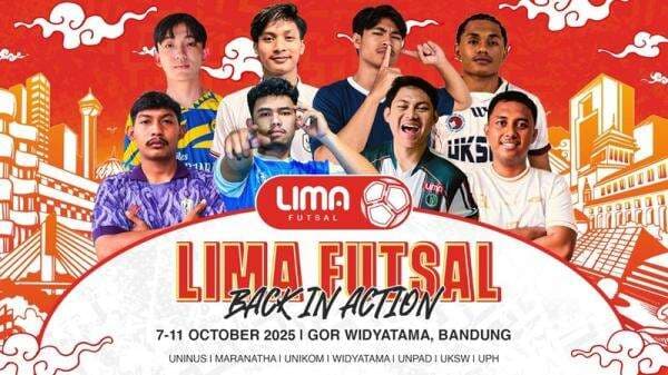LIMA Futsal Kembali, Bandung Terpilih Jadi Tuan Rumah LIMA Futsal Kembali, Bandung Terpilih Jadi Tuan Rumah