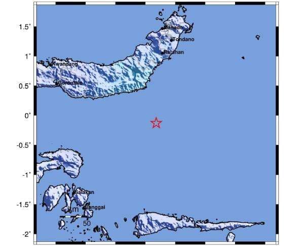 Gempa M5,1 Guncang Bolaang Mongondow Selatan Sulut Akibat Aktivitas Lempeng Laut Maluku