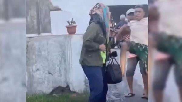 Kronologi Pak Ogah Tendang Wanita Hamil di Deli Serdang, Emosi Takut Direkam dan Viral