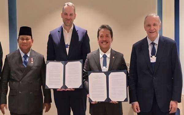 Menteri Trenggono Teken LoI dengan WEF, Jadikan Laut Prioritas Strategis Ekonomi