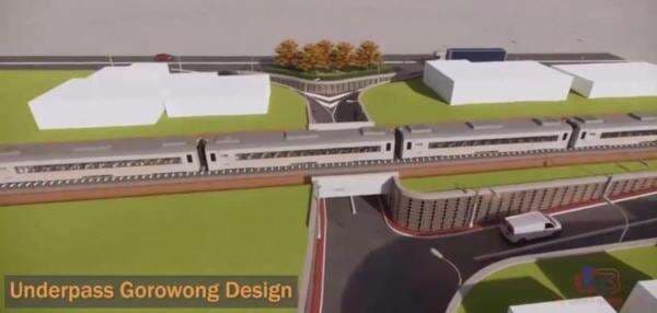 Telan Anggaran Rp15 Miliar, Begini Penampakan Underpass Gorowong Karawang Nantinya