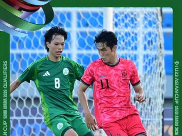 Hasil Timnas Korea Selatan U-23 vs Makau U-23 di Kualifikasi Piala Asia U-23 2026: Taeguk Warriors Menang 5-0!