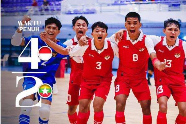 Timnas Futsal Indonesia U-16 Bungkam Myanmar di Laga Pembuka Piala AFF 2025