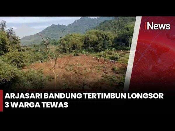 Longsor di Arjasari Bandung, Tiga Warga Dilaporkan Hilang