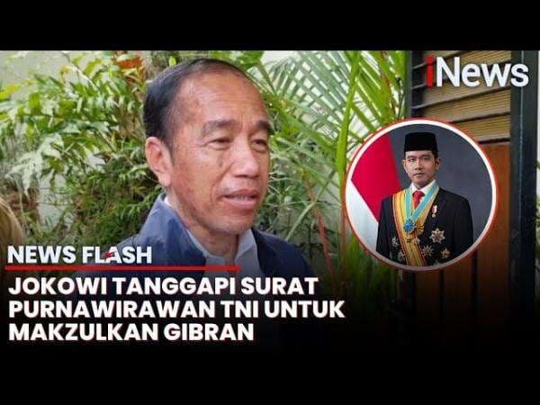 Jokowi Tanggapi Isu Pemakzulan Gibran: Ikuti Sistem Ketatanegaraan