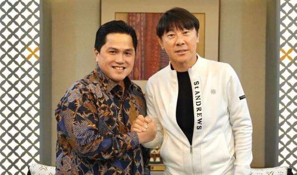 Erick Thohir Komentari Shin Tae-yong Jadi Pelatih Persija Jakarta: Bagus Dong! Erick Thohir Komentari Shin Tae-yong Jadi Pelatih Persija Jakarta: Bagus Dong!