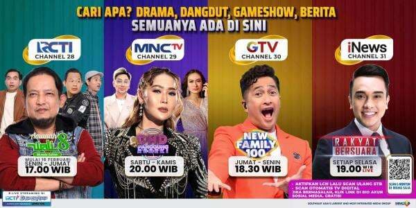 Semua Ada di Sini,Ragam Genre Program Unggulan MNC Group untuk Keluarga Indonesia