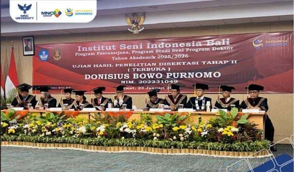 Dosen MNC University Jadi Dosen Penguji Sidang Terbuka Promosi Doktor di ISI Bali
