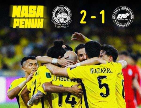 Hasil Timnas Malaysia vs Singapura di FIFA Matchday September 2025: Harimau Malaya Menang 2-1!