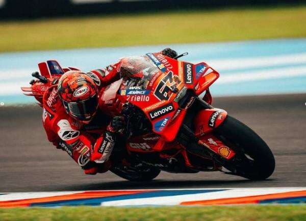 Tertinggal Jauh dari Marc Marquez di Klasemen MotoGP 2025, Francesco Bagnaia Tidak Panik