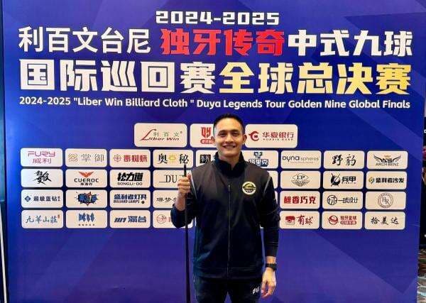 Pebiliar Indonesia Geby Adiwibawa Optimis Juara di Liber Win Billiard Cloth Cup 2025