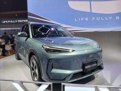 Geely EX5 Goda Pengunjung IIMS 2025