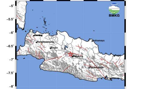 Gempa Guncang Bandung Barat, BMKG: Sesar Lembang Gerak Lagi