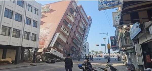 Gempa Dahsyat M7,4 Guncang Taiwan, 26 Bangunan Ambruk dan 91.000 Rumah Mati Listrik