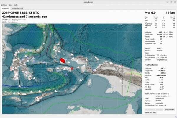 Gempa M6,1 Guncang Maluku, BMKG: Dipicu Aktivitas Sesar Naik Utara Seram