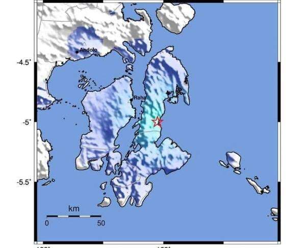 Gempa M4,6 Guncang Buton Sultra, BMKG: Akibat Sesar Aktif