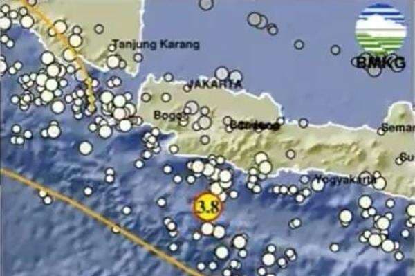 Gempa Terkini Magnitudo 3,8 Guncang Garut Jawa Barat