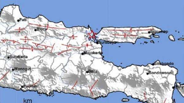 Gempa Terkini Magnitudo 3,3 Guncang Gresik Jawa Timur