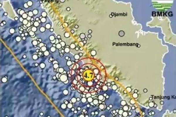 Gempa Terkini Magnitudo 4,7 Guncang Seluma Bengkulu