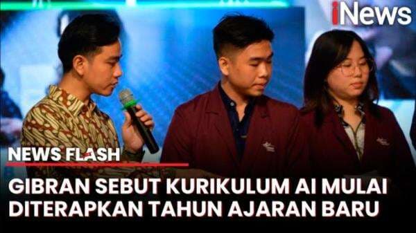Wapres Gibran Ungkap AI Masuk Kurikulum SD hingga SMA di Tahun Ajaran Baru