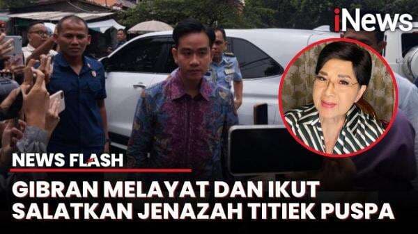 Datang Melayat, Wapres Gibran Ikut Salatkan Jenazah Titiek Puspa