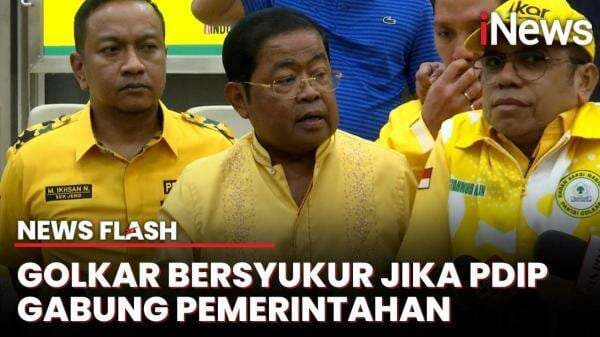 Soal Peluang PDIP Gabung Pemerintahan, Golkar: Kalau Bersama-sama Alhamdulillah