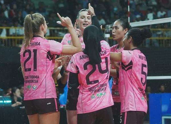 Klasemen Sementara Final Four Proliga 2025 Kelar Laga Jakarta Popsivo Polwan vs Gresik Petrokimia: Tim Megawati Hangestri Terpuruk di Dasar!