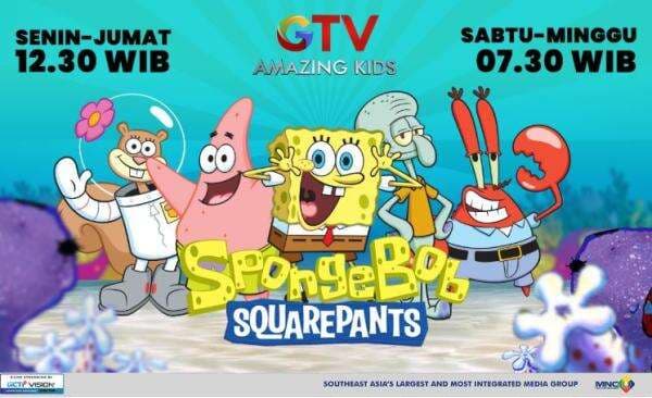 Long Weekend Tiba, Warga Bikini Bottom Siap Bikin Harimu Ceria! Nonton SpongeBob Setiap Hari di GTV!