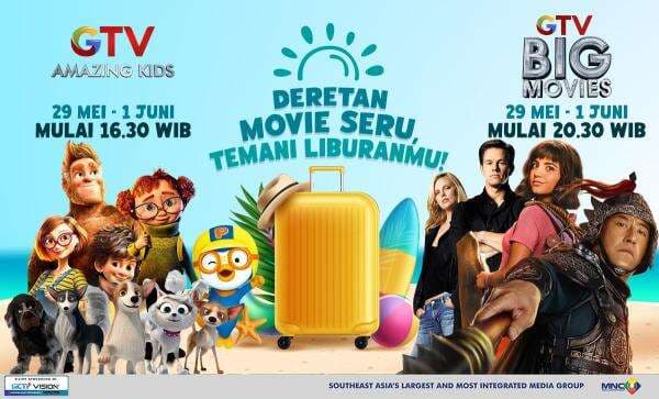 Liburan Seru Tanpa Bosan Bareng Deretan Film Seru di GTV Amazing Kids dan Big Movies