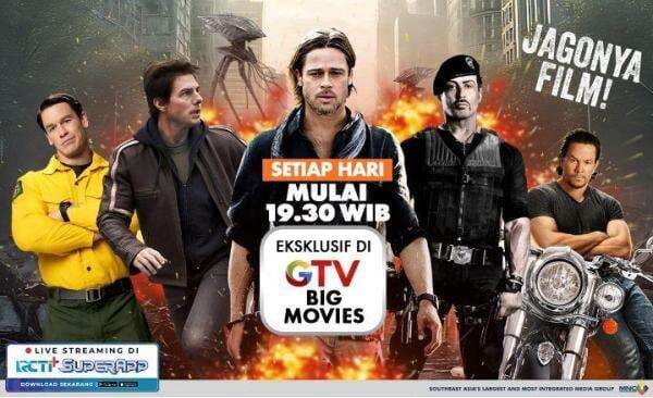Triple Action! GTV Big Movies Tayangkan 3 Film Sekaligus dalam Semalam