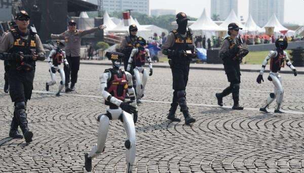 Polisi Imbau Pekerja WFH saat Hari Bhayangkara Ke-79 di Monas