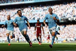 Hasil Babak Pertama Manchester City vs West Ham United: Phil Foden Cetak Brace, The Citizens Memimpin 2-1