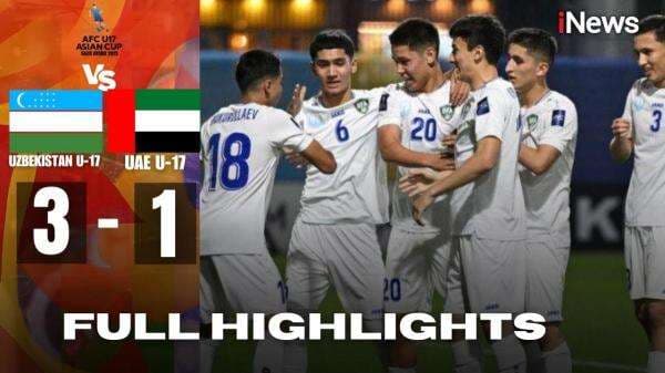 Hasil Perempatfinal Piala Asia U-17 2025: Uzbekistan U-17 Gebuk UEA U-17 dengan Skor 3-1