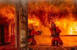 Hotel di Tebingtinggi Terbakar, Kakek 75 Tahun Terjebak dalam Kobaran Api   