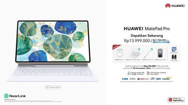 Resmi Hadir di Indonesia, HUAWEI MatePad Pro 12.2, Tablet yang Lebih Dari Laptop,  Sudah Bisa Dibeli