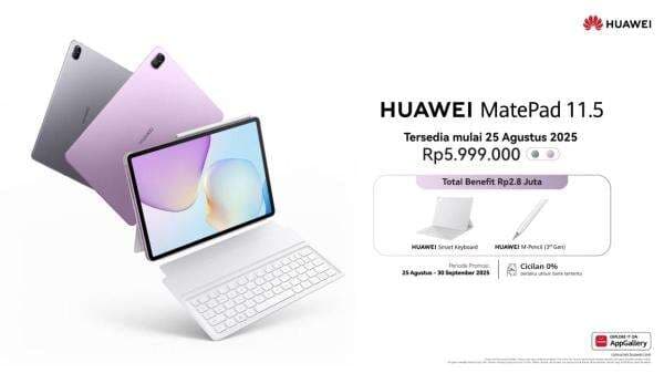 HUAWEI MatePad 11.5 Tablet Entry-Level Ideal:  Beri Pengalaman Lebih dari Laptop untuk Mahasiswa dan Profesional