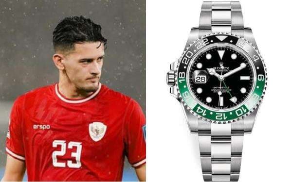 Hadiah Prabowo, Harga Jam Rolex Pemain Timnas Indonesia Tembus Ratusan Juta