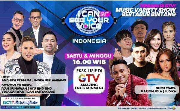 Judika Dibuat Bingung Setengah Mati dan Marion Jola Terjebak Rayuan Palsu di I Can See Your Voice