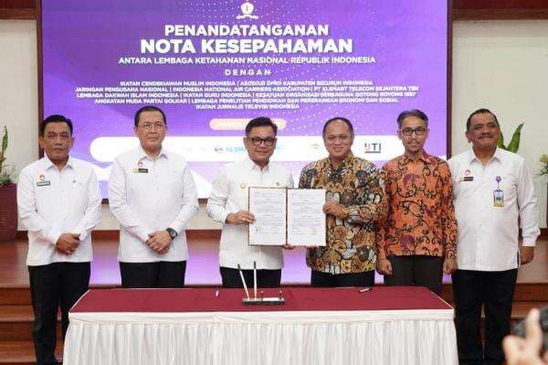 IJTI dan Lemhannas Teken MoU Penguatan Wawasan Kebangsaan Jurnalis