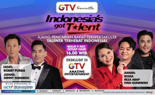 Indonesia's Got Talent Bakal Tayang Setiap Hari di GTV