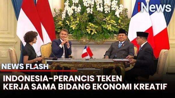 Emmanuel Macron Kunjungan ke RI, Indonesia-Prancis Siap Bikin Gebrakan Ekonomi Kreatif
