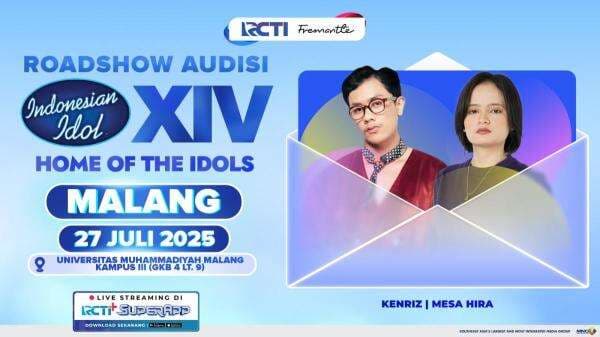Audisi Indonesian Idol XIV Hadir di Malang, Arek-Arek Tunjukkan Bakatmu