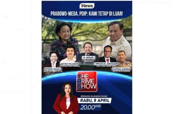 Presiden Prabowo Temui Megawati, PDIP Tegaskan Tetap di Luar Pemerintahan! Selengkapnya di The Prime Show bersama Dhiandra Mugni