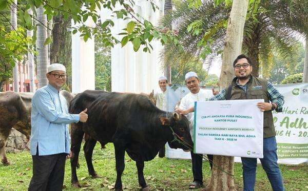 Iduladha 1446 H, InJourney Airports Salurkan 92 Hewan Kurban Melalui 37 Bandara