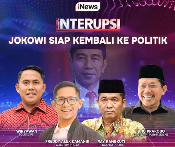 Jangan Lewatkan Interupsi Malam Ini, Jokowi Siap Kembali ke Politik