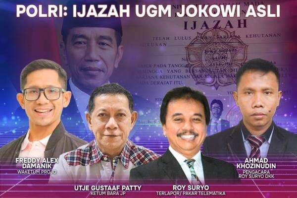 Jangan Lewatkan Interupsi Malam Ini, Polri: Ijazah UGM Jokowi Asli