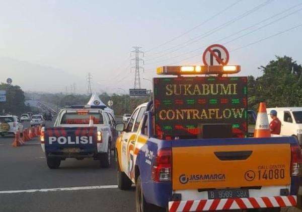 Contraflow Tol Jagorawi Arah ke Puncak Diberlakukan Kembali