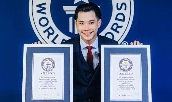Selamat! Jess No Limit Raih 2 Penghargaan Guinness World Records