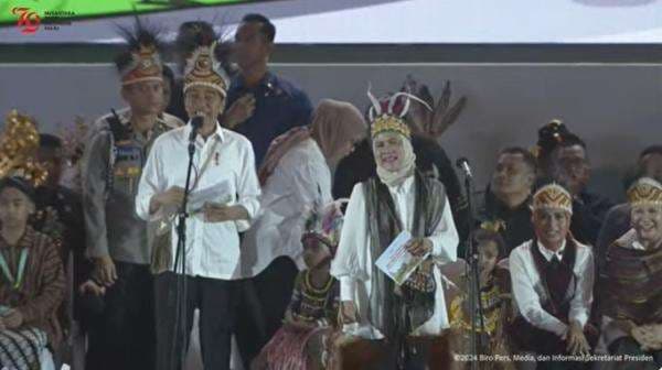 Jokowi Bangga Lihat Karya PYCH Binaan BIN saat Hari Anak Nasional 2024