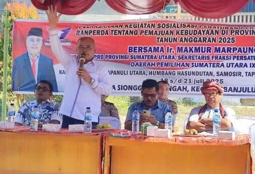 Pacu PAD, Legislator Perindo Makmur Marpaung Sosialisasikan Rancangan Perda